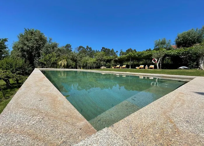 Casa De Vilar De Rei, Ferias Em Familia Com Piscina Ponte de Lima